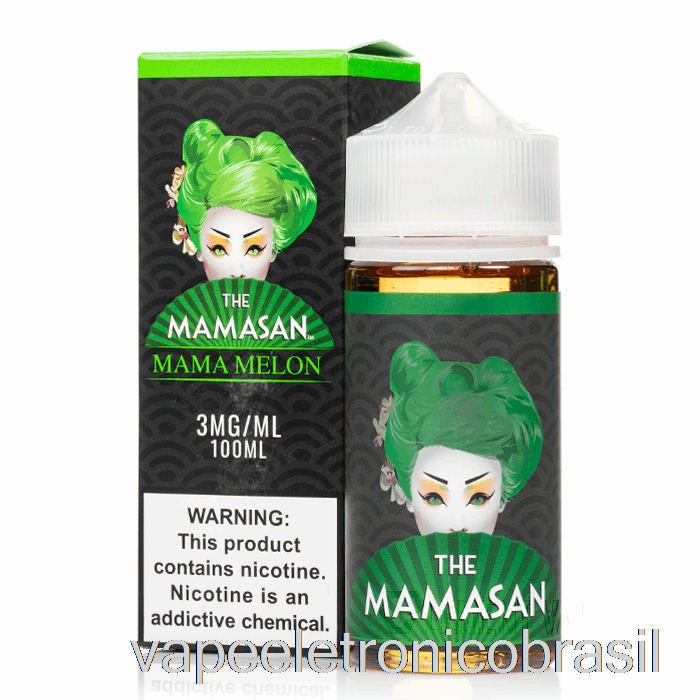 Vape Eletrônico Mama Melon - The Mamasan - 100ml 6mg